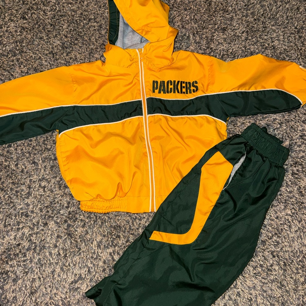 Packers Yellow and Green Tracksuit